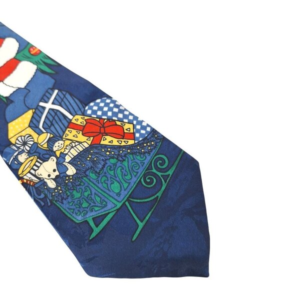 Dimoda Christmas Santa Claus Novelty Tie - Picture 3 of 8